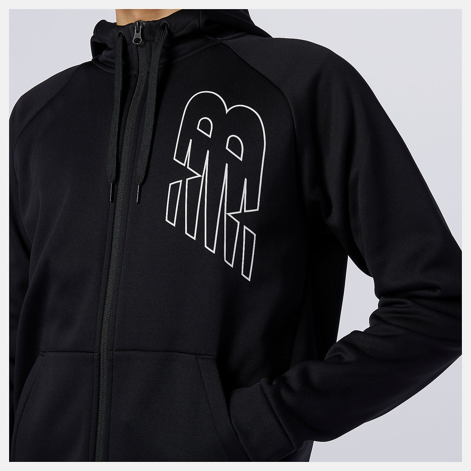 Tenacity Performance Fleece Full Zip | New Balance Clothing Black - Men