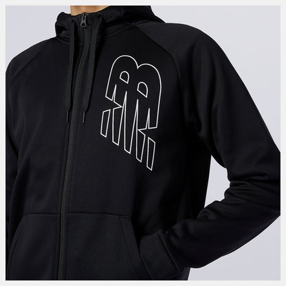 Tenacity Performance Fleece Full Zip | New Balance Clothing Black - Men