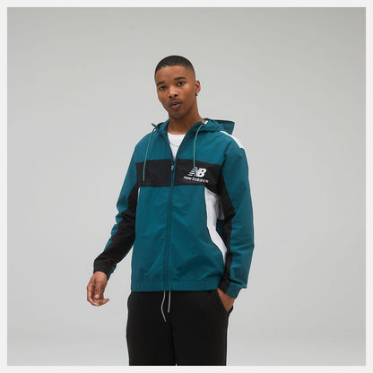 NB Athletics Higher Learning Windbreaker | New Balance Clothing Teal - Men