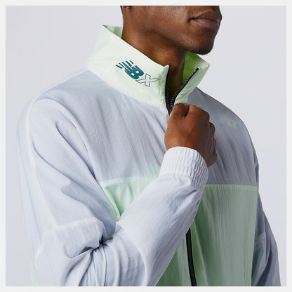 NB Essentials NBX Jacket | New Balance Clothing Bleached Lime Glo - Men