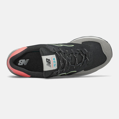 574 | New Balance Shoes Black/Paradise Pink - Men