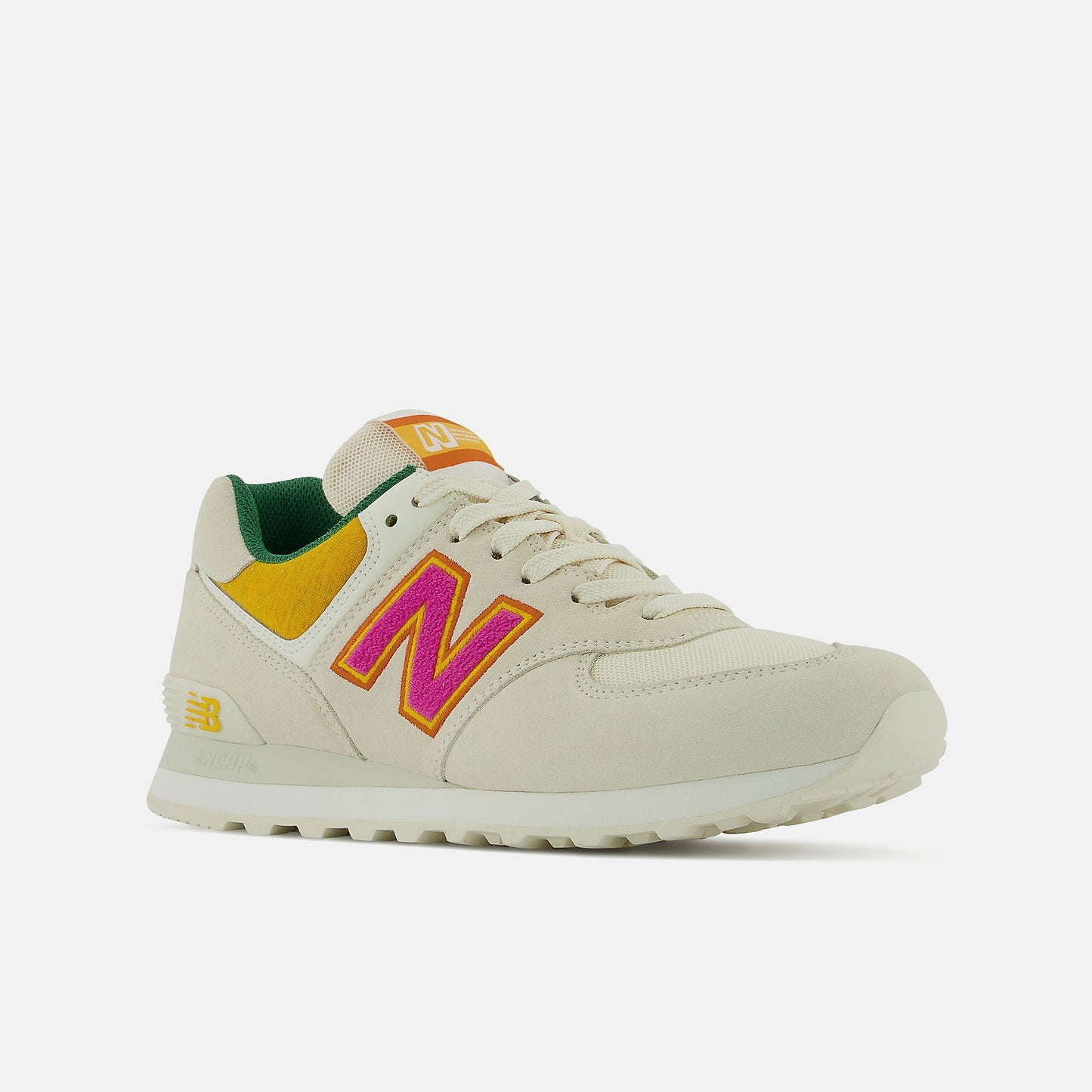 574 | New Balance Shoes Cream/Pink - Men