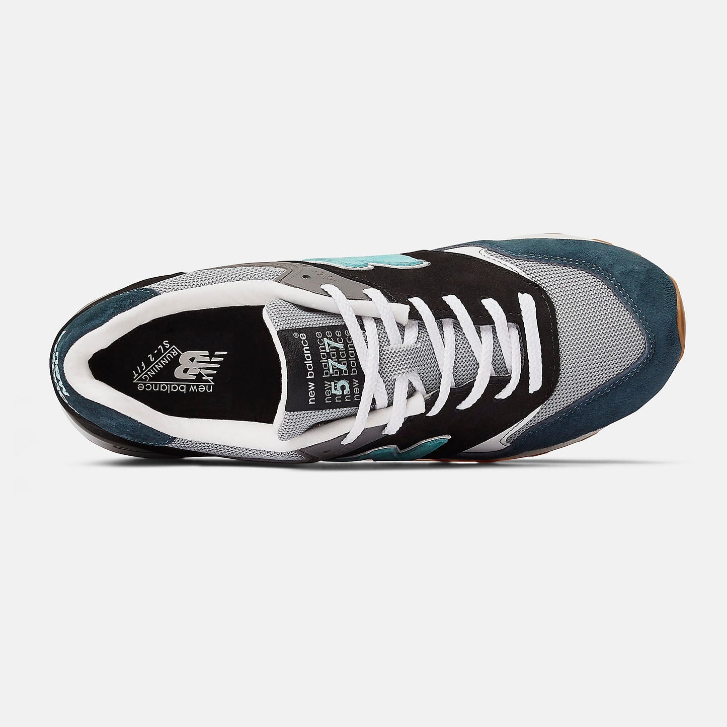 Made in UK 577 | New Balance Shoes Black/Grey - Men