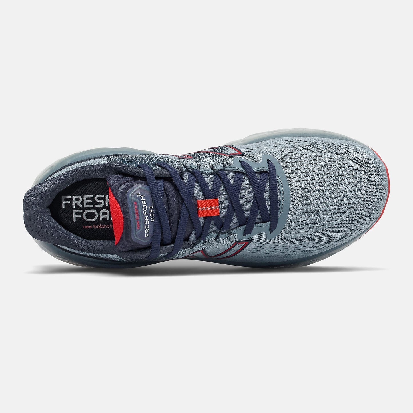 Fresh Foam More v3 | New Balance Shoes Ocean Grey/Velocity Red - Men