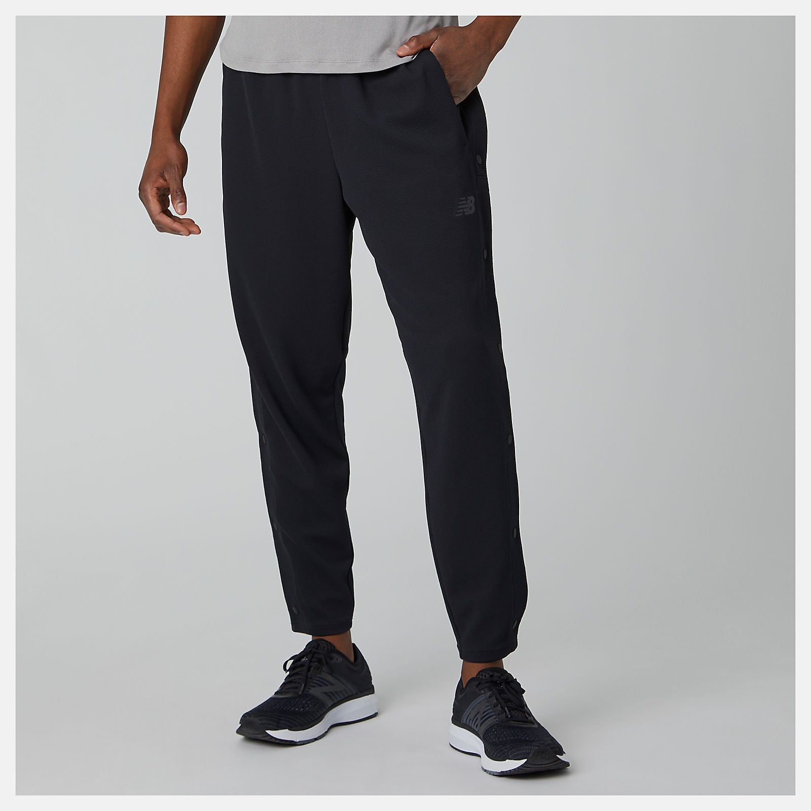 NB Basketball Finisher Tearaway Pant | New Balance Clothing Black - Men