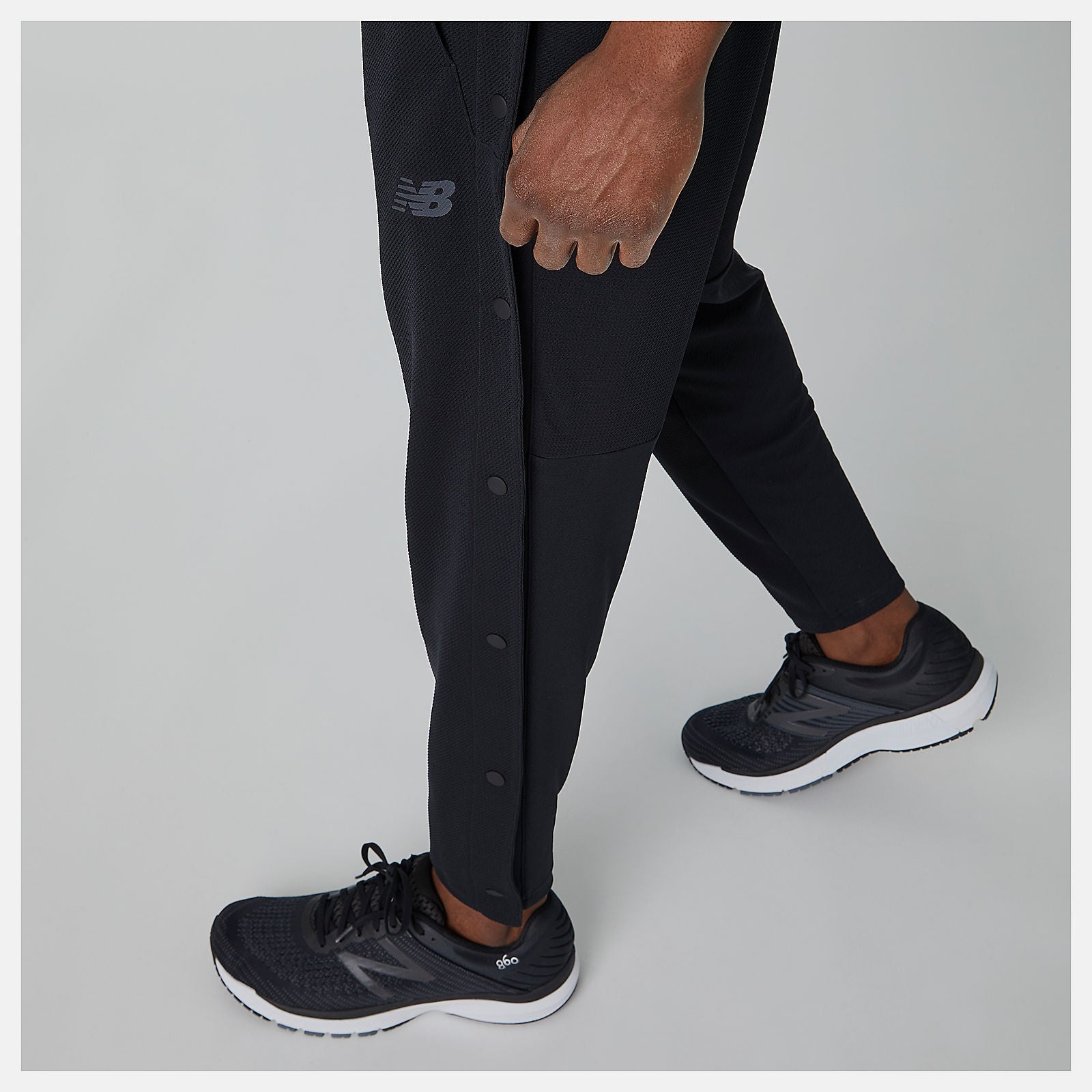 NB Basketball Finisher Tearaway Pant | New Balance Clothing Black - Men