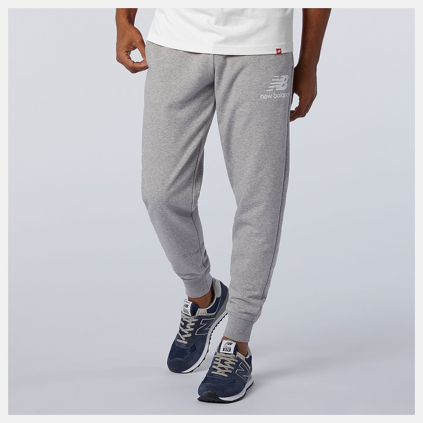 Essentials Stacked Logo Sweatpant | New Balance Clothing Athletic Grey - Men