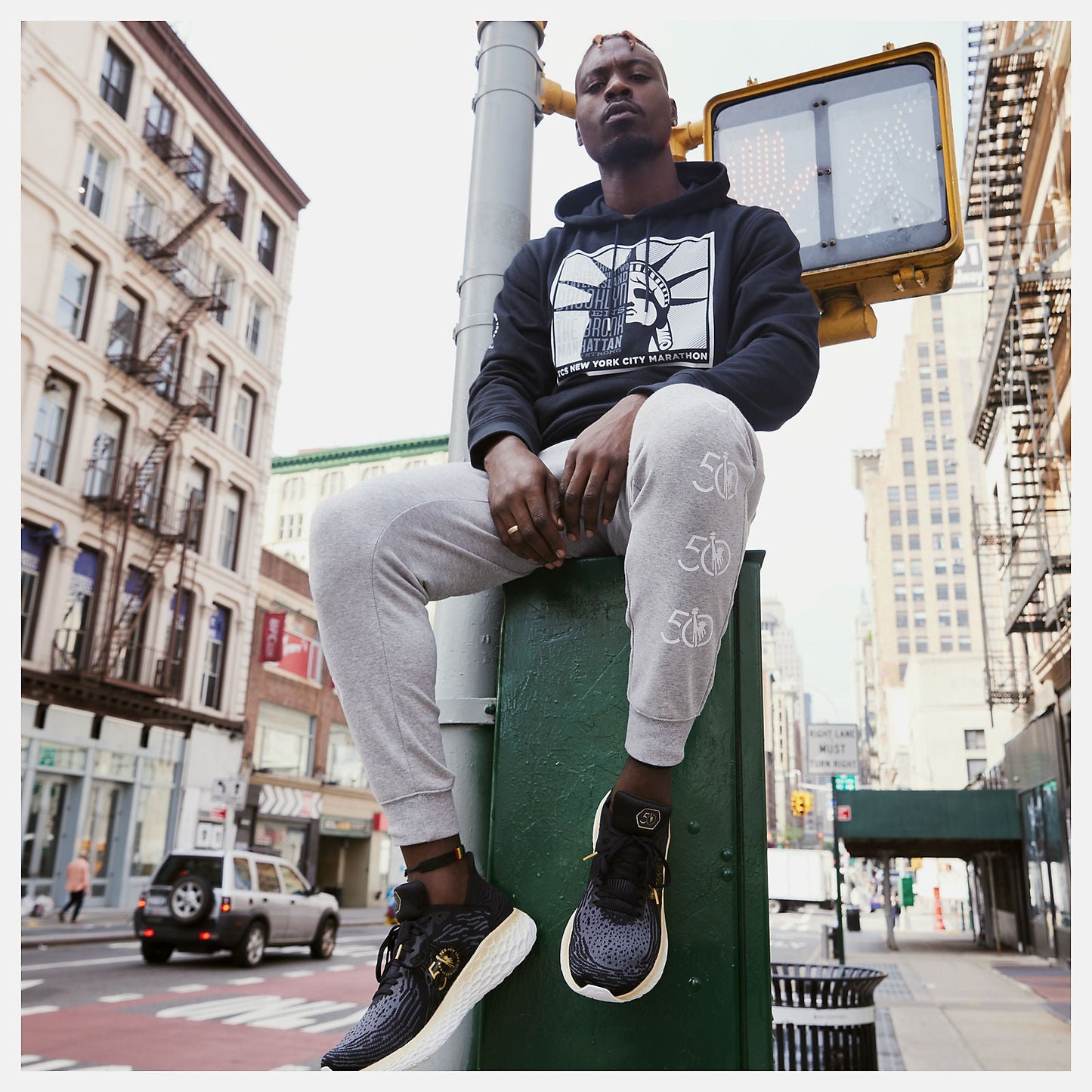 NYC Marathon Essentials Stack Pack Sweatpant | New Balance Clothing Athletic Grey - Men