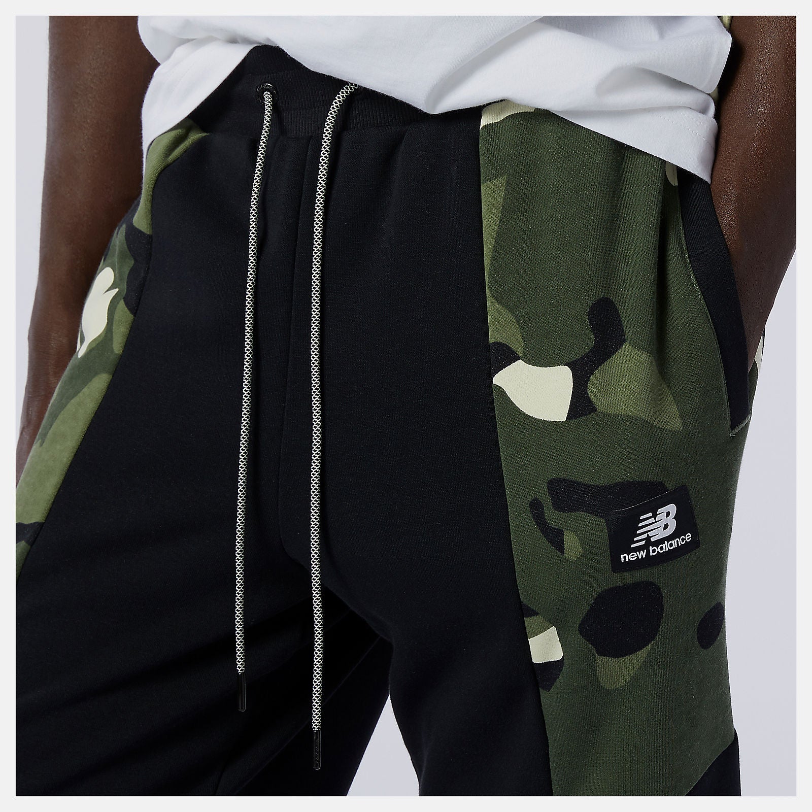 NB Essential Camo Sweatpant | New Balance Clothing Black/Magnet - Men