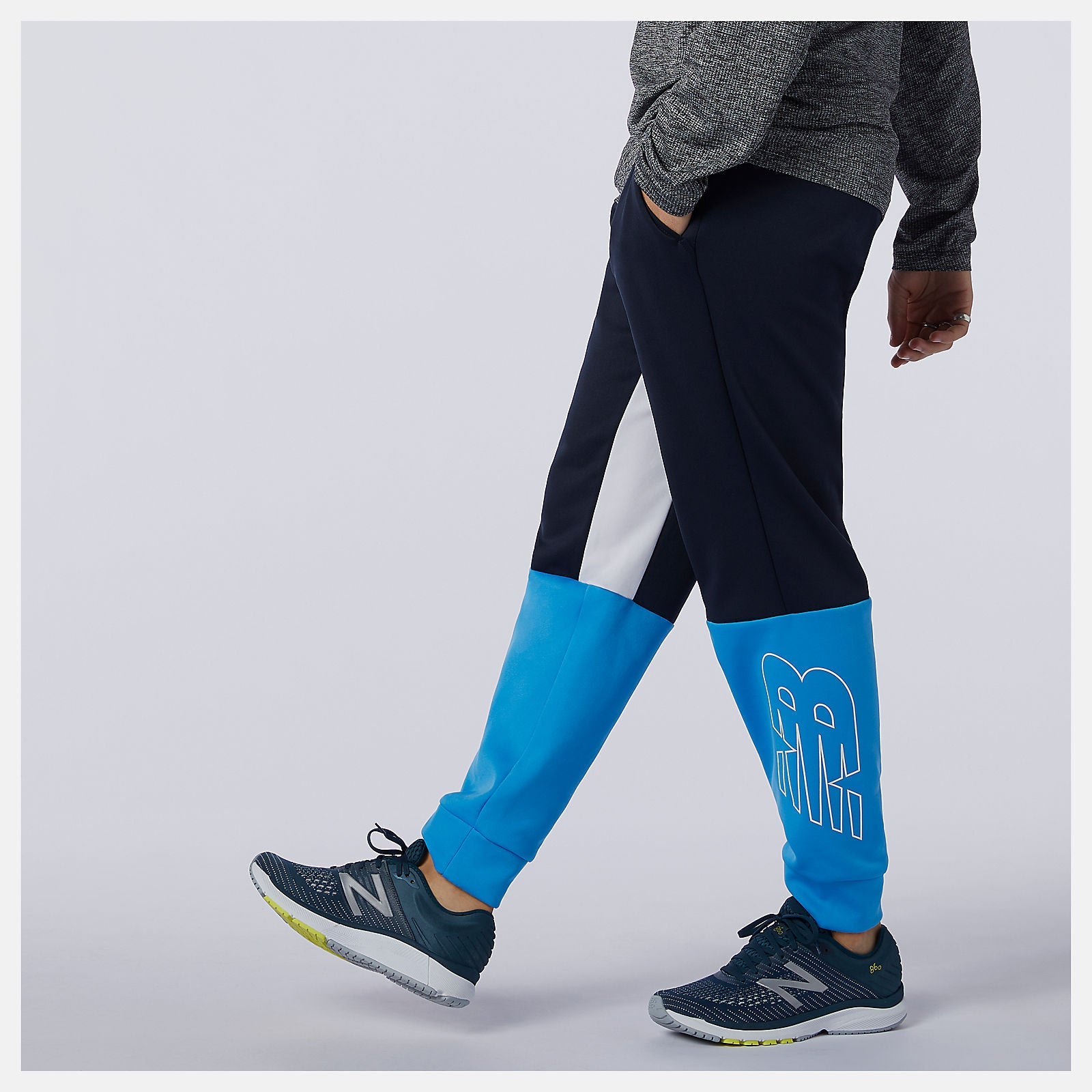 Tenacity Performance Fleece Blocked Pant | New Balance Clothing Eclipse - Men