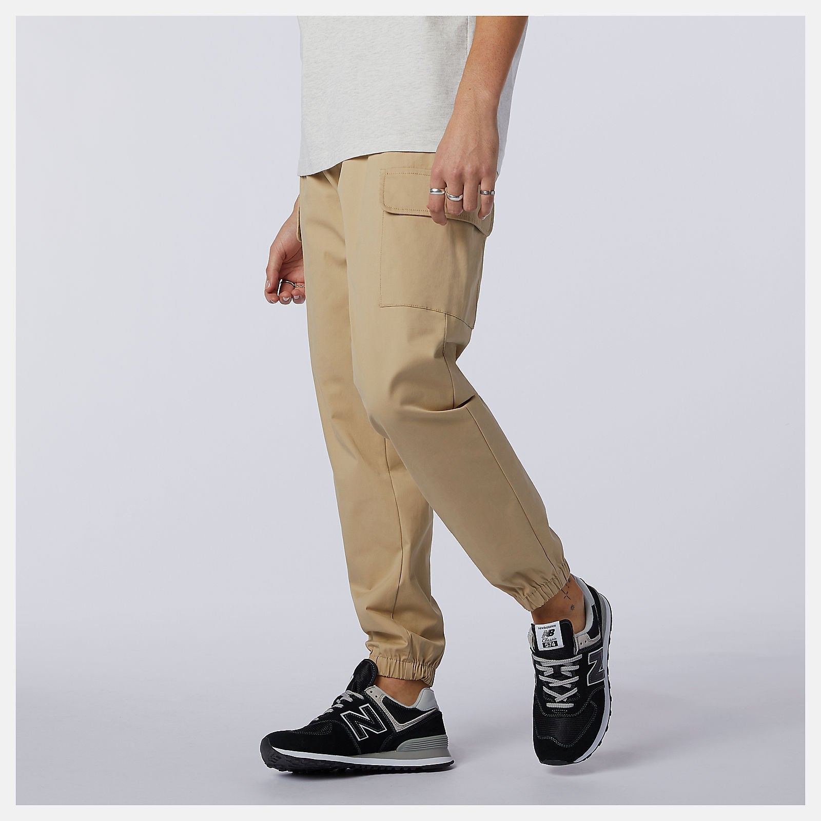 NB Athletics Woven Cargo Pant | New Balance Clothing White - Men
