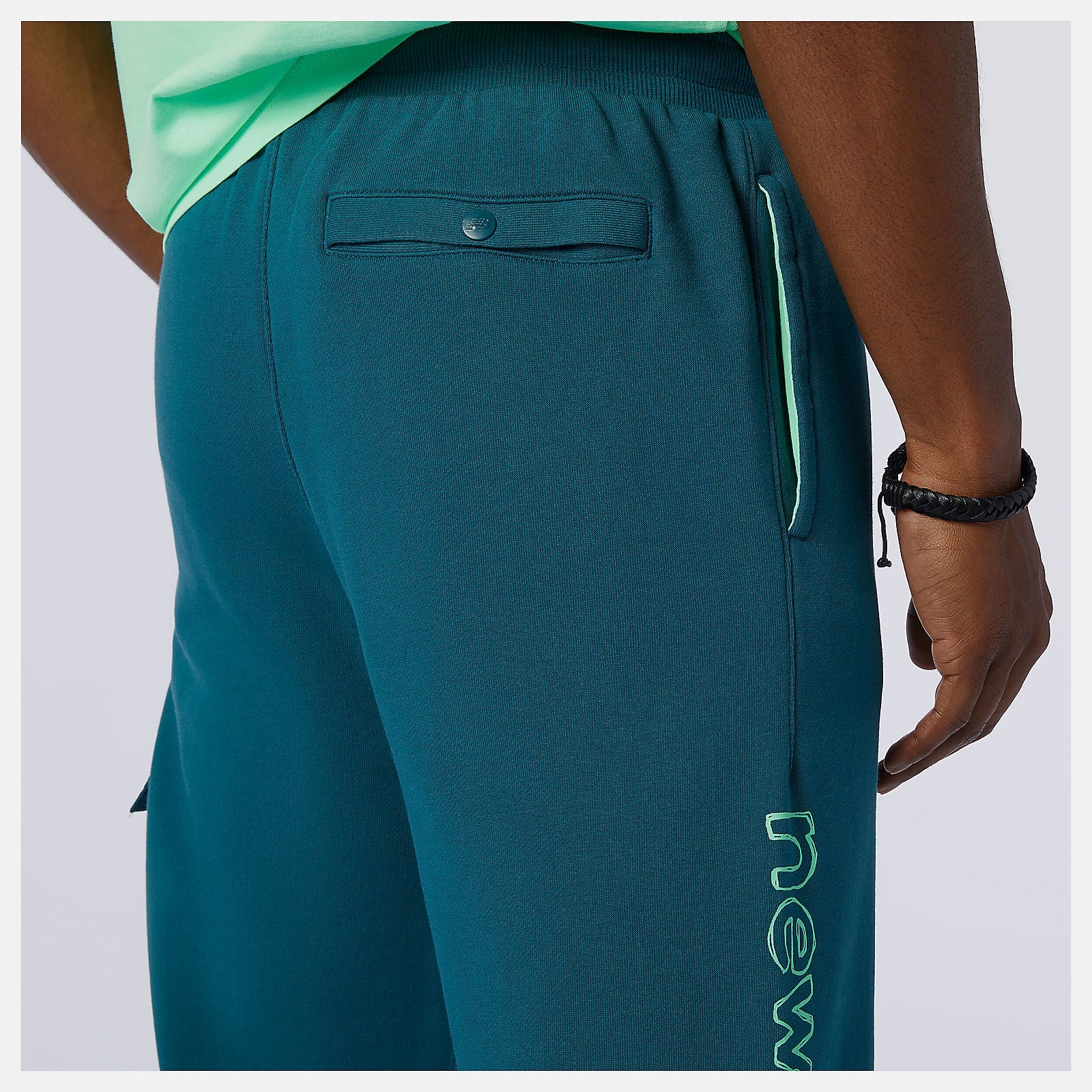 NB Athletics Clash Sweatpant | New Balance Clothing Mountain Teal - Men