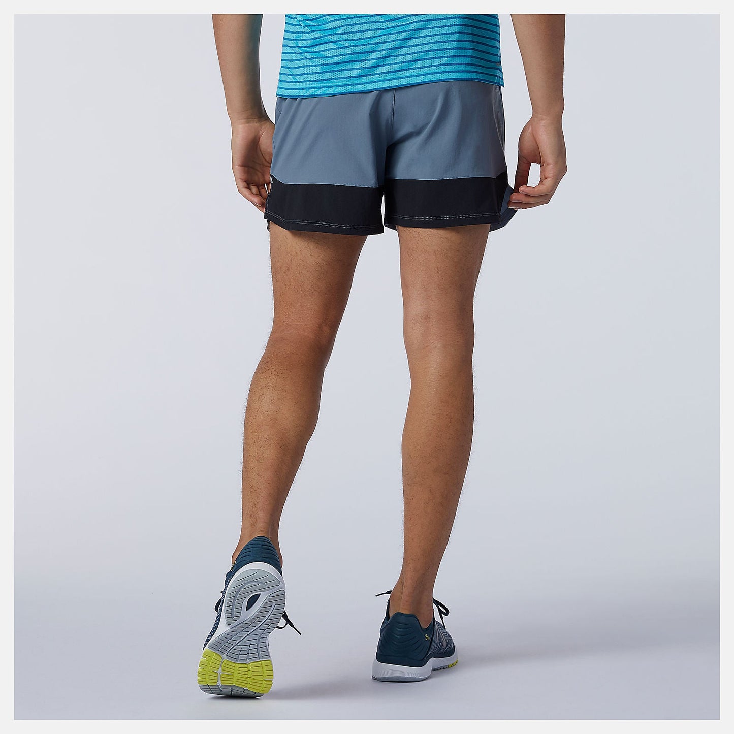 Impact Run 5 Inch Short | New Balance Clothing Ocean Grey - Men