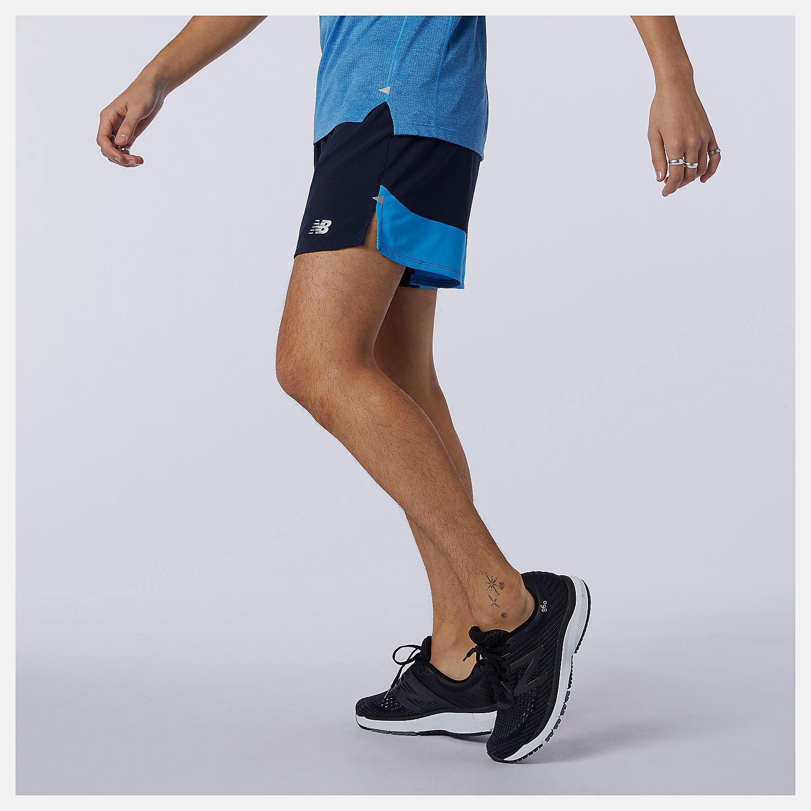 Printed Impact Run 5 Inch Short | New Balance Clothing Helium - Men
