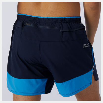Printed Impact Run 5 Inch Short | New Balance Clothing Helium - Men