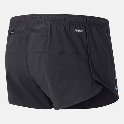 NYC Marathon Impact Run 3 inch Split Short | New Balance Clothing Black - Men