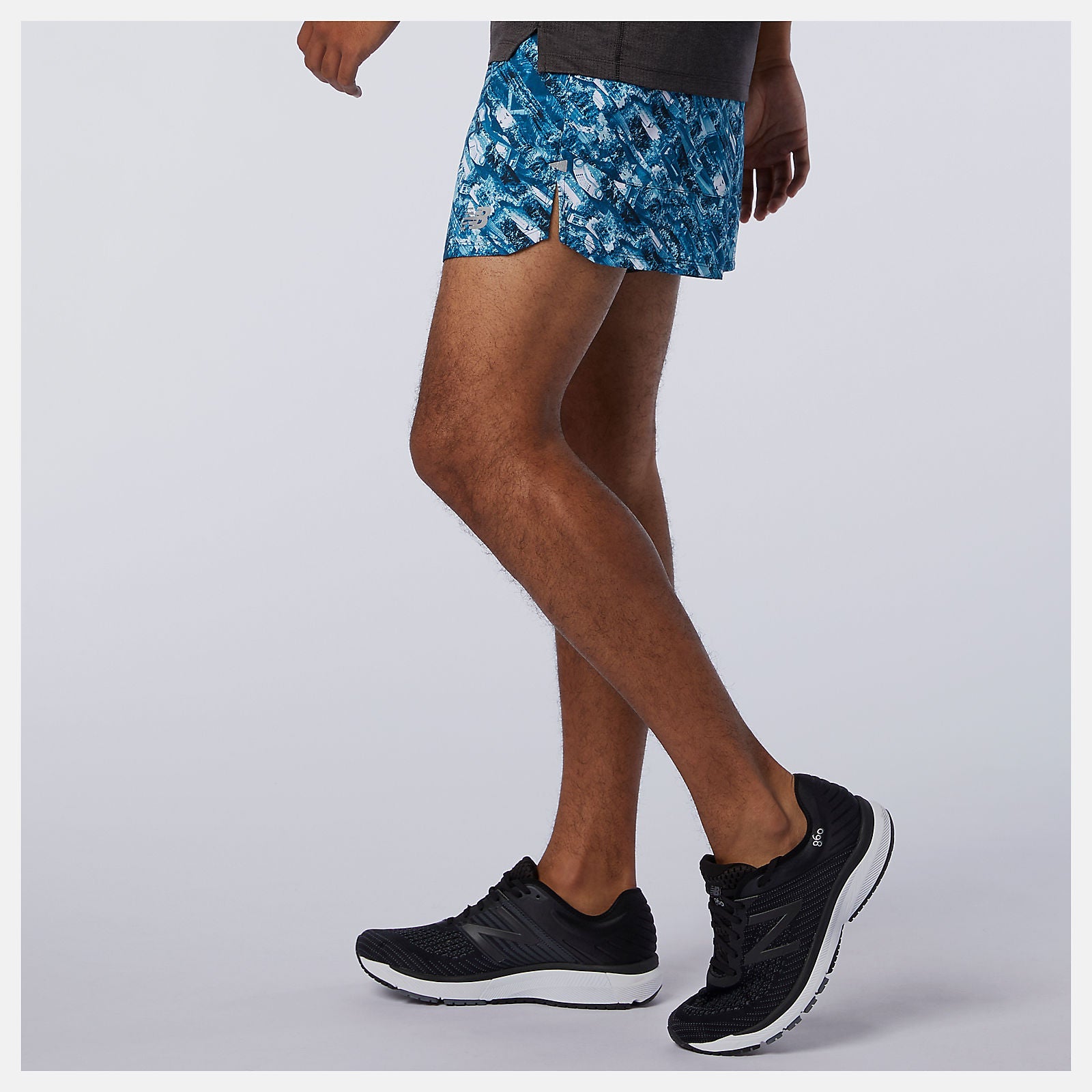 NYC Marathon Printed Impact Run 5 Inch Short | New Balance Clothing Rogue Wave - Men