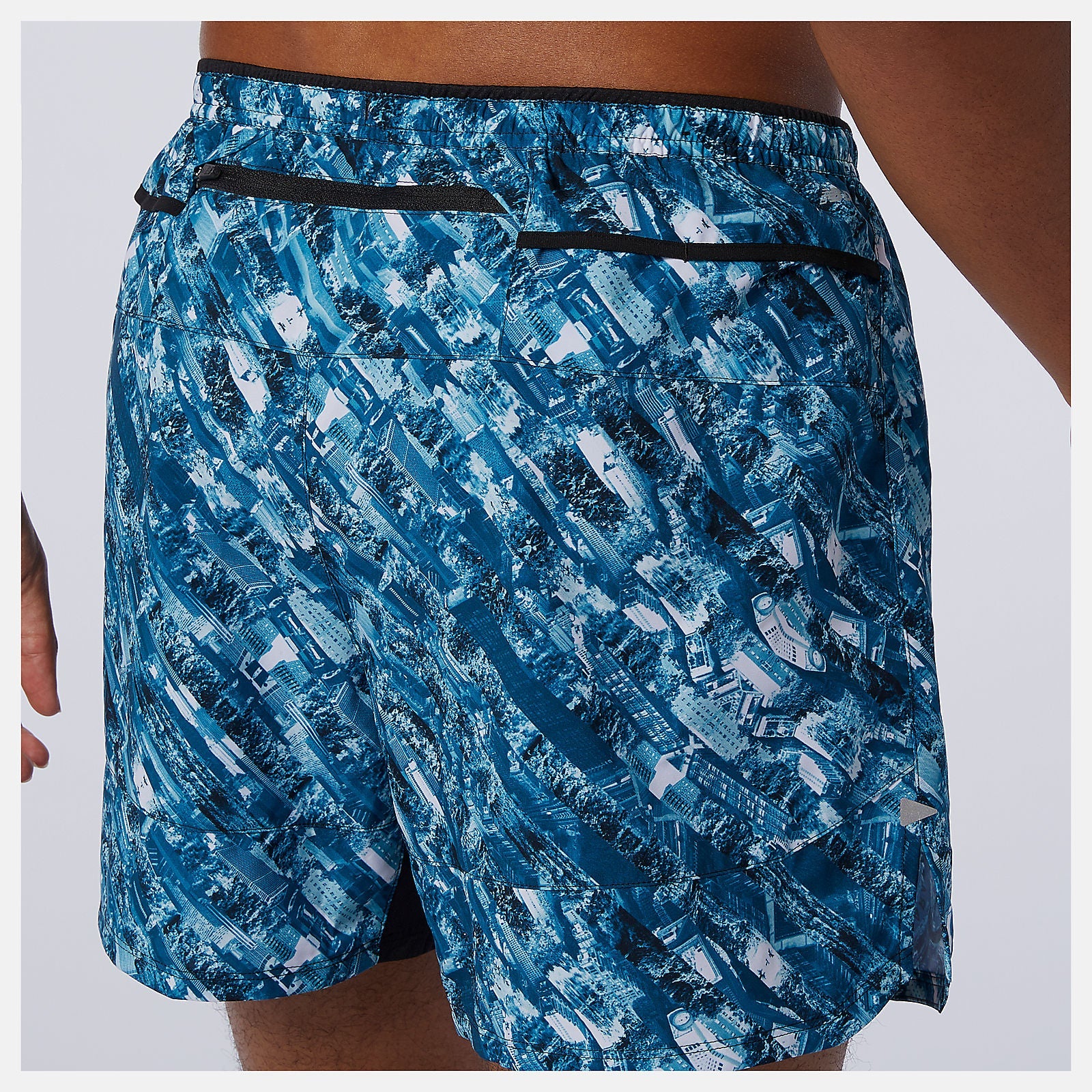 NYC Marathon Printed Impact Run 5 Inch Short | New Balance Clothing Rogue Wave - Men