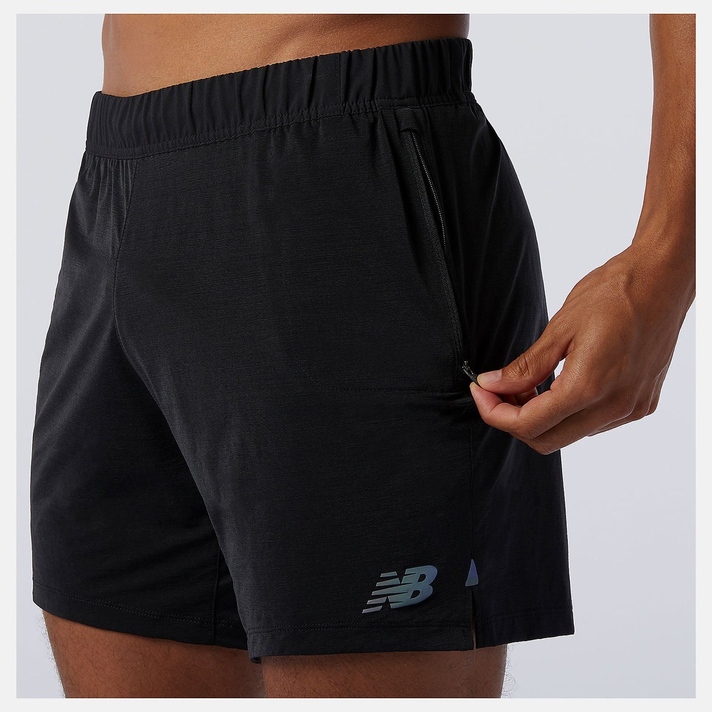 Q Speed Fuel 7 Inch Short | New Balance Clothing Black - Men