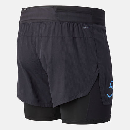 NYC Marathon Q Speed 5 inch 2 In 1 Short | New Balance Clothing Black - Men