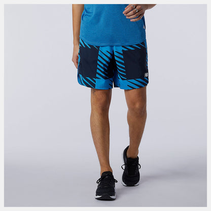Printed Fast Flight 2 in 1 7 inch Short | New Balance Clothing Helium - Men