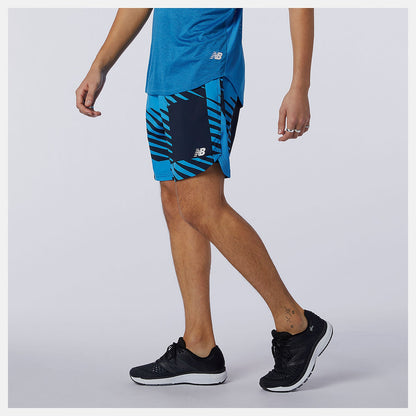 Printed Fast Flight 2 in 1 7 inch Short | New Balance Clothing Helium - Men