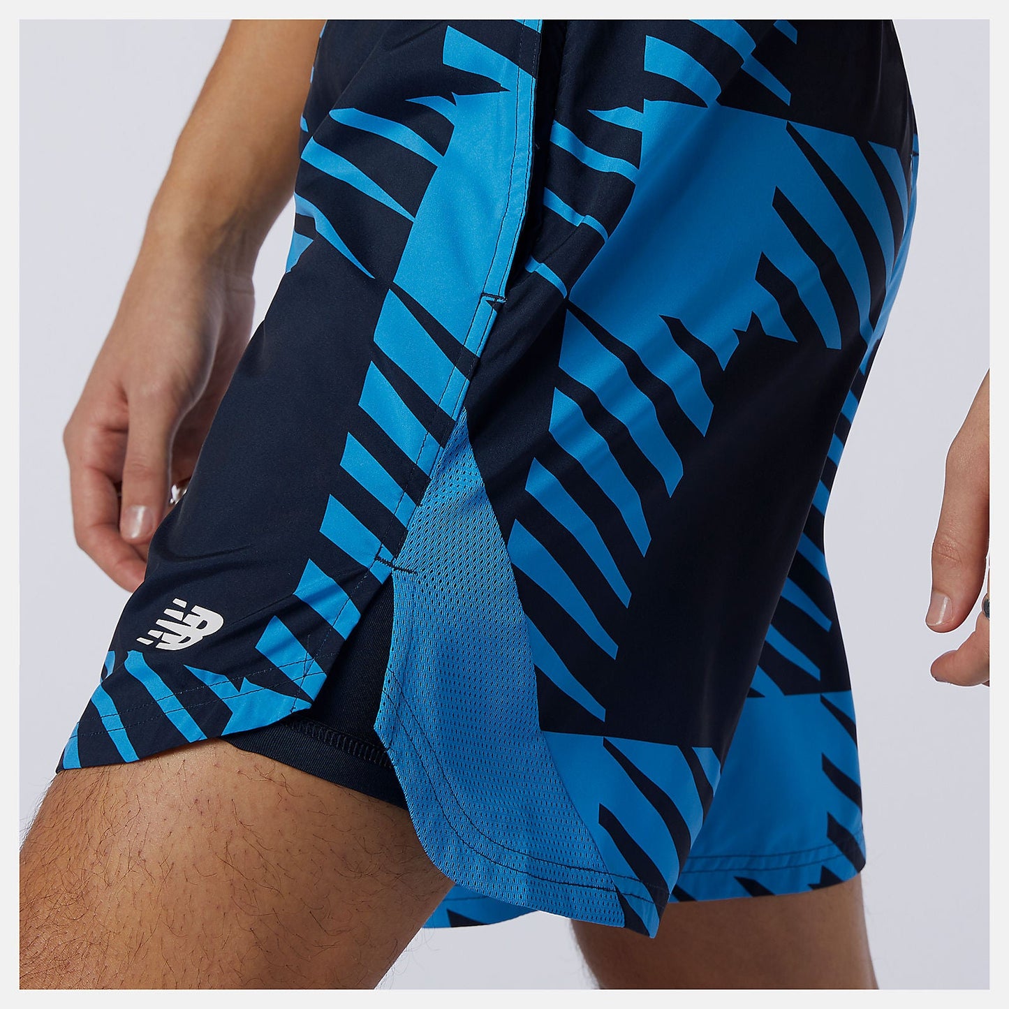Printed Fast Flight 2 in 1 7 inch Short | New Balance Clothing Helium - Men