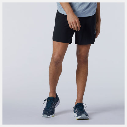 Q Speed Fuel 7 Inch Short | New Balance Clothing Black - Men