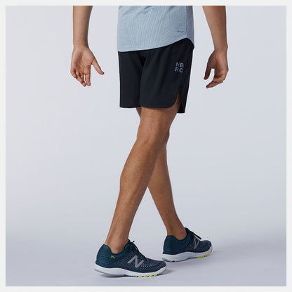 Q Speed Fuel 7 Inch Short | New Balance Clothing Black - Men