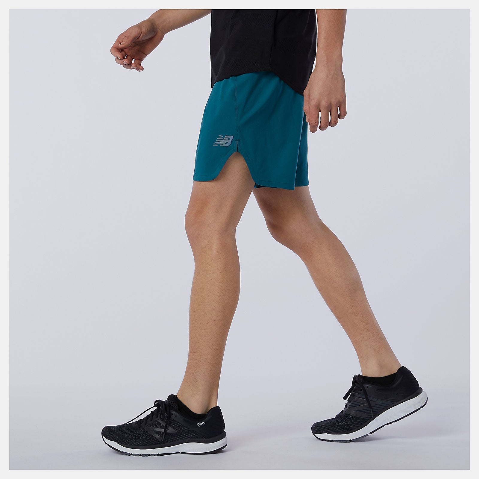 Q Speed Fuel 7 Inch Short | New Balance Clothing Mountain Teal - Men