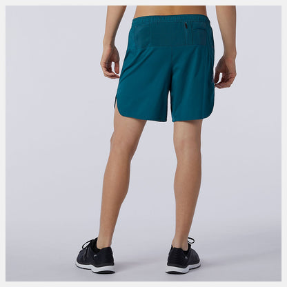 Q Speed Fuel 7 Inch Short | New Balance Clothing Mountain Teal - Men