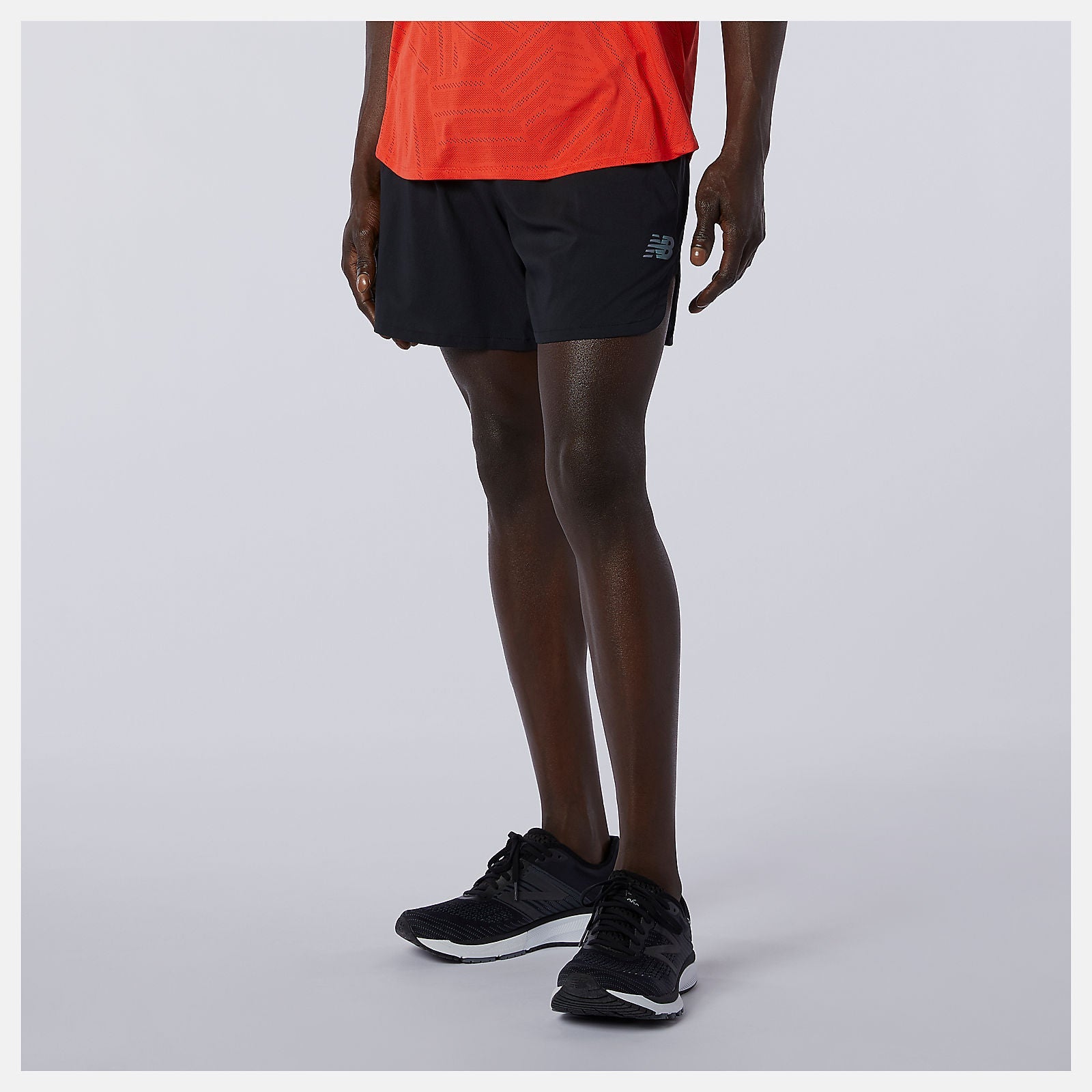 Q Speed Fuel 5 Inch Short | New Balance Clothing Black - Men