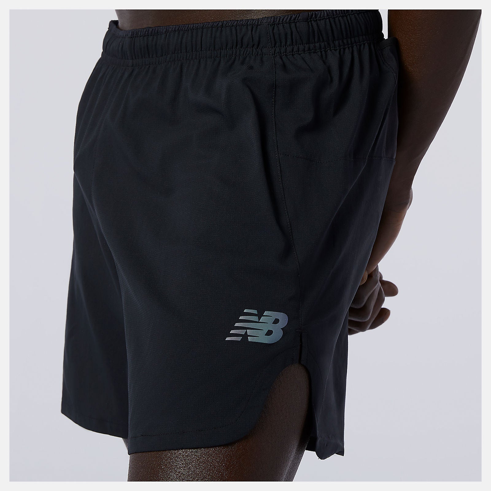 Q Speed Fuel 5 Inch Short | New Balance Clothing Black - Men