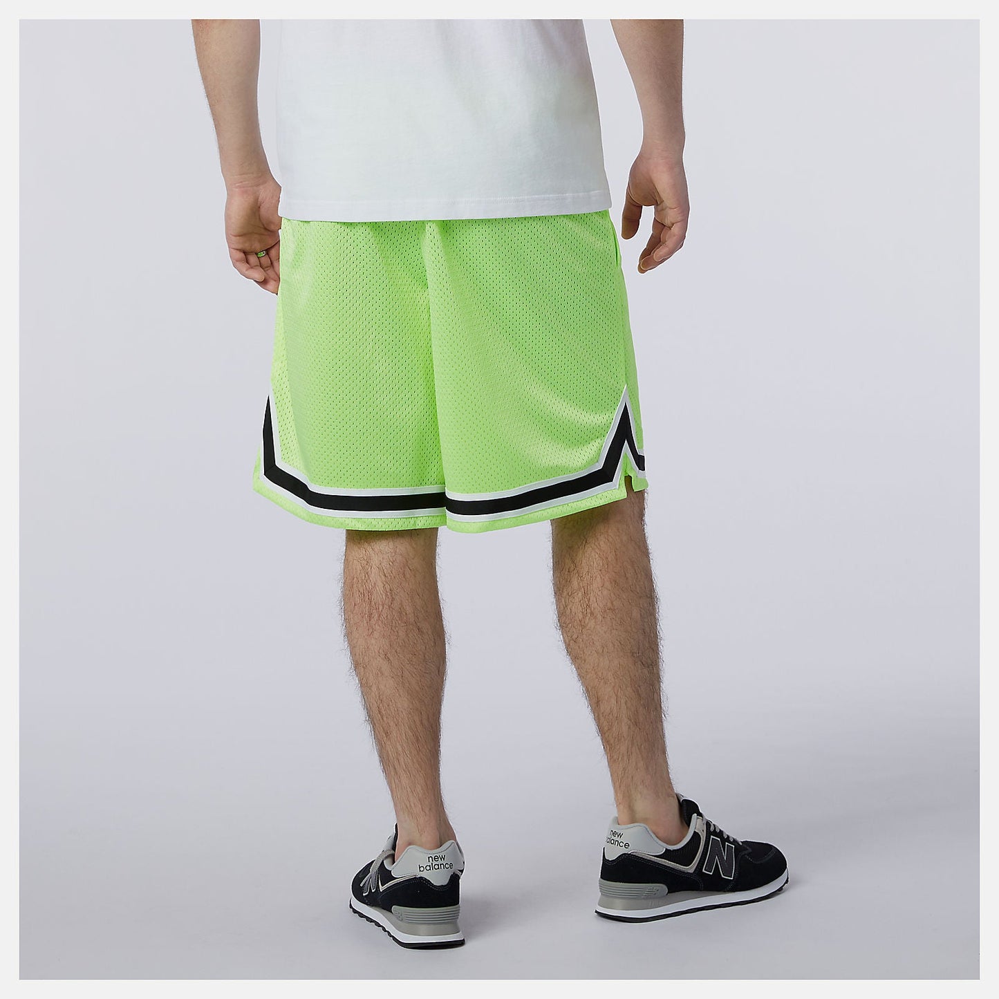 NB Athletics Psy Varsity Mesh Short | New Balance Clothing Bleached Lime Glo - Men