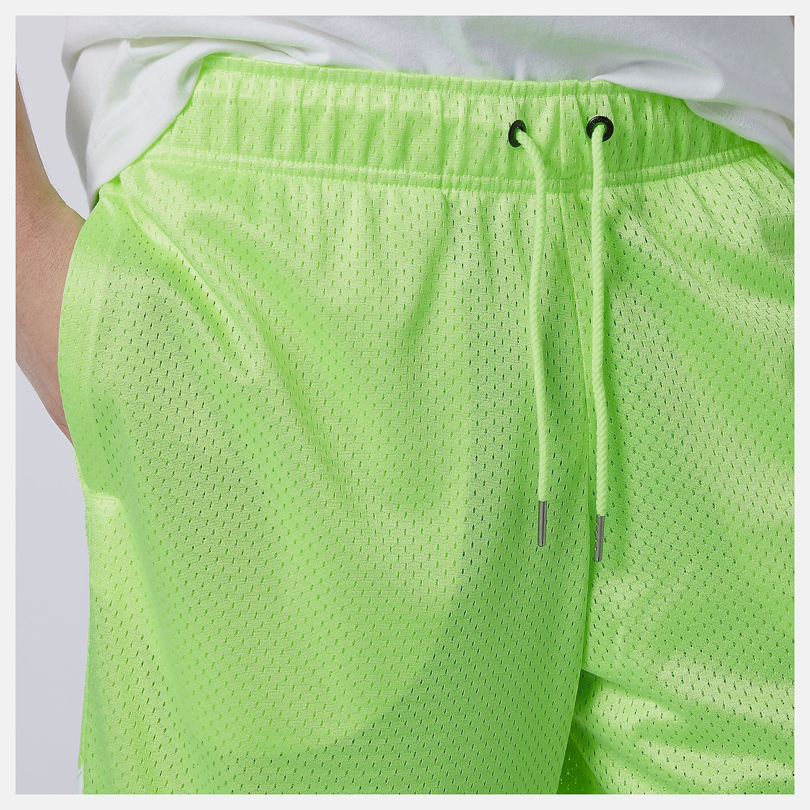 NB Athletics Psy Varsity Mesh Short | New Balance Clothing Bleached Lime Glo - Men
