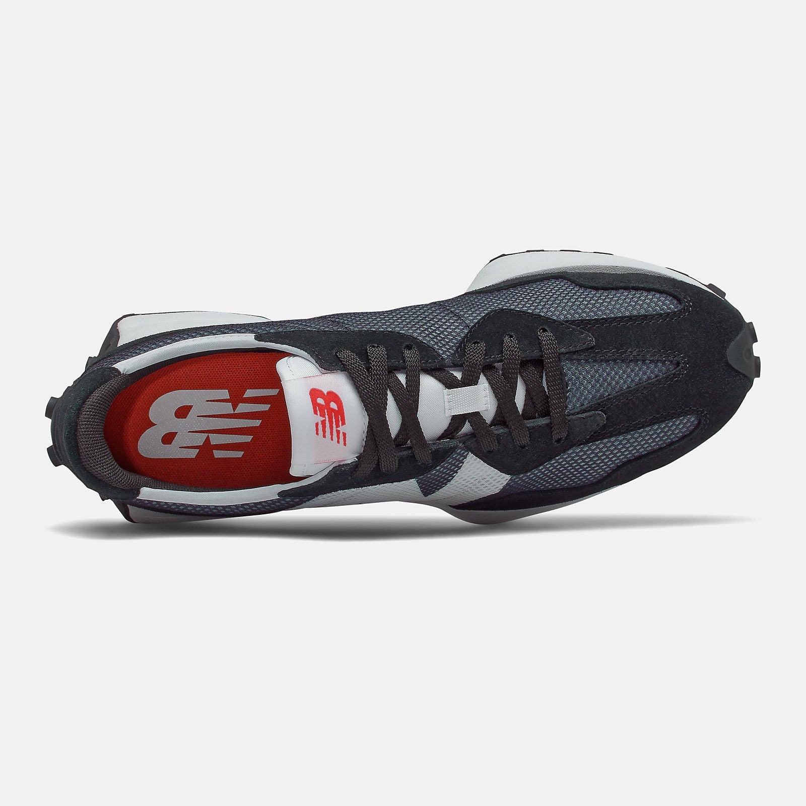 327 | New Balance Shoes Black/NB White - Men