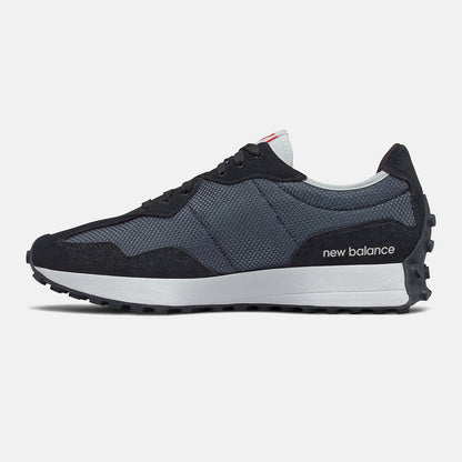 327 | New Balance Shoes Black/NB White - Men