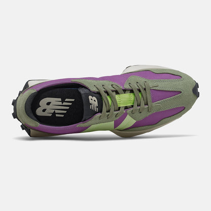 327 | New Balance Shoes Sour Grape/Bleached Lime Glo - Men