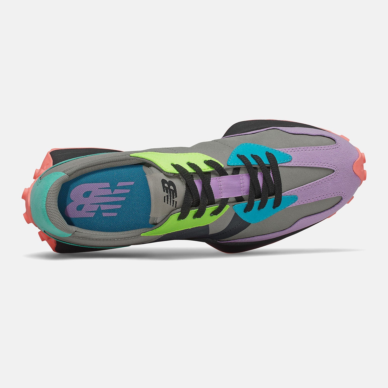 327 | New Balance Shoes Magnet/Dark Violet Glo - Men