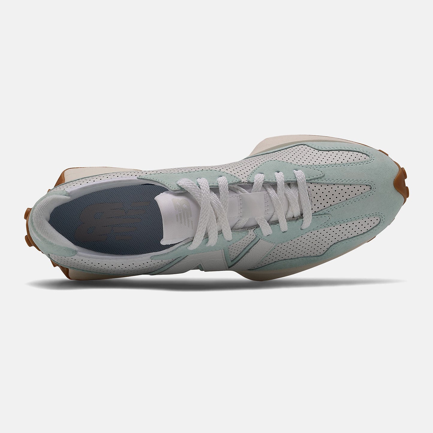 327 Primary Pack | New Balance Shoes White/White Mint - Men