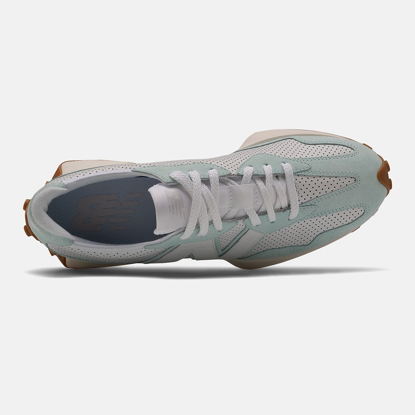 327 Primary Pack | New Balance Shoes White/White Mint - Men