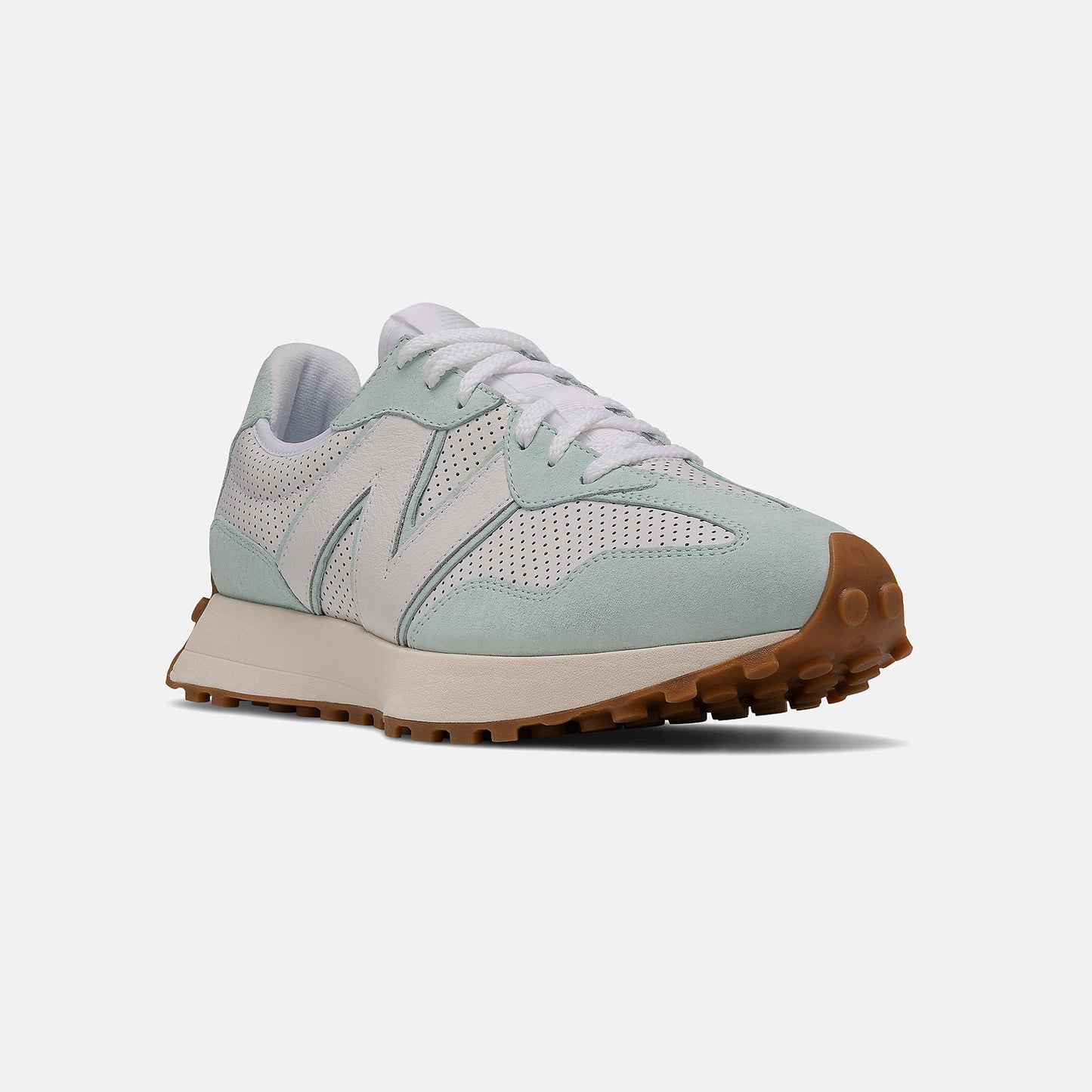 327 Primary Pack | New Balance Shoes White/White Mint - Men