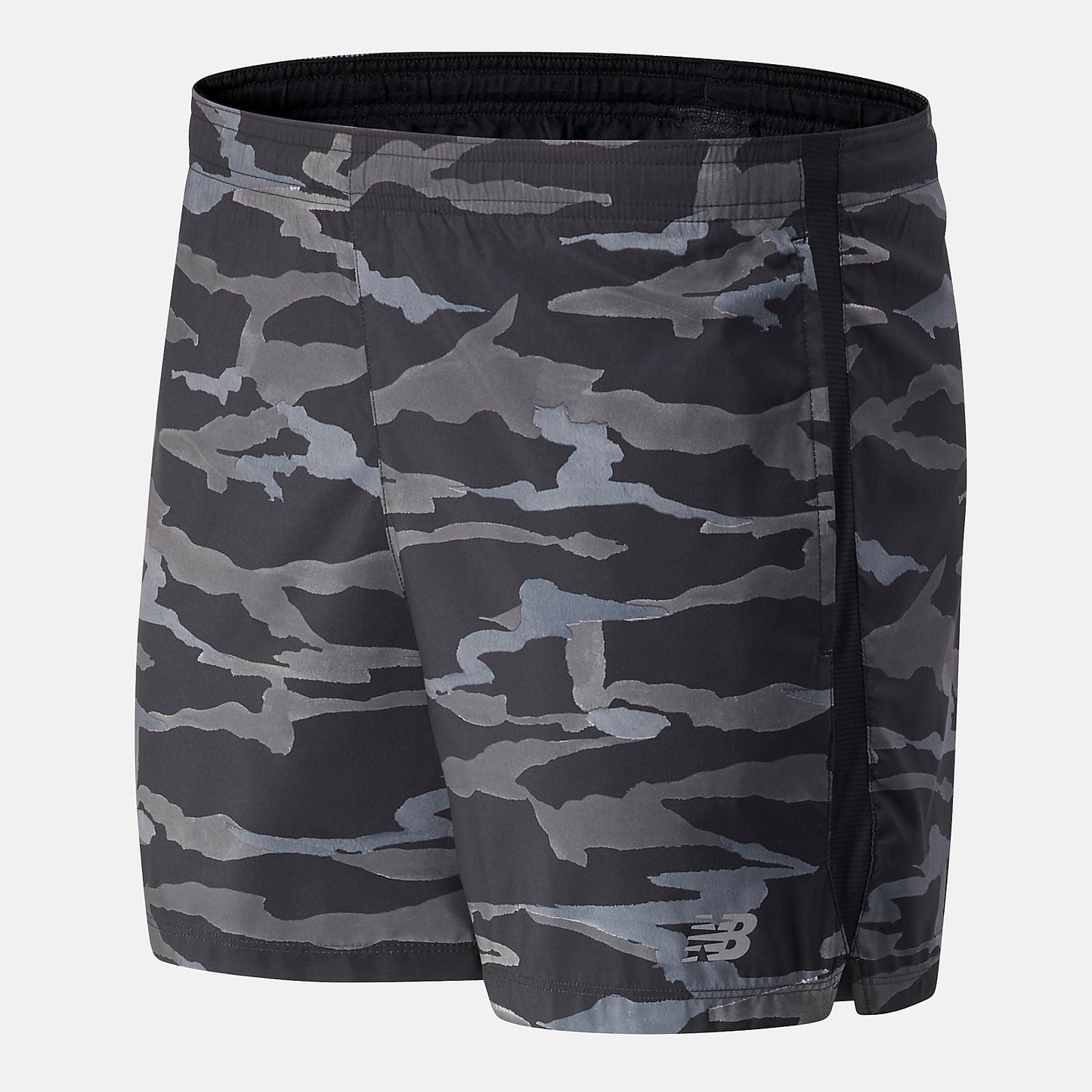 Printed Accelerate 5 In Short | New Balance Clothing Black/Grey - Men