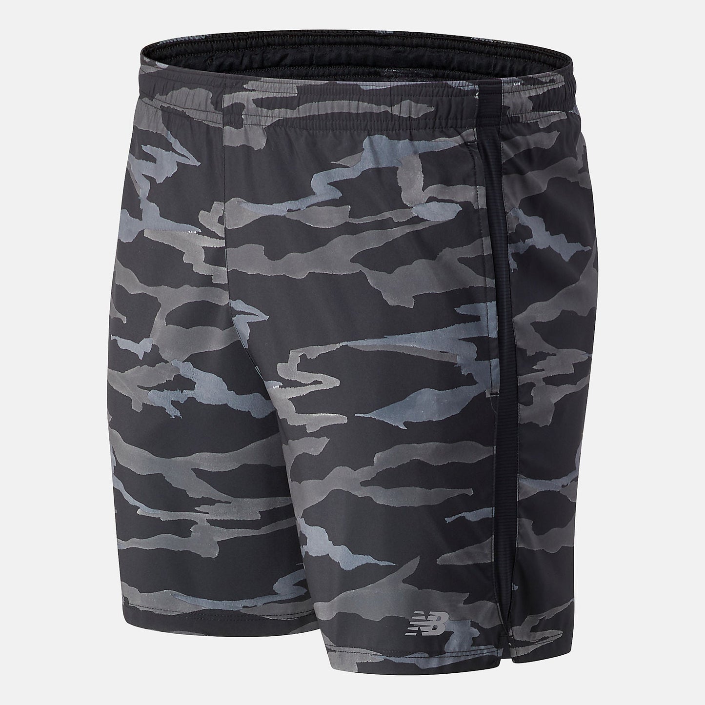 Printed Accelerate 7 In Short | New Balance Clothing Black/Grey - Men