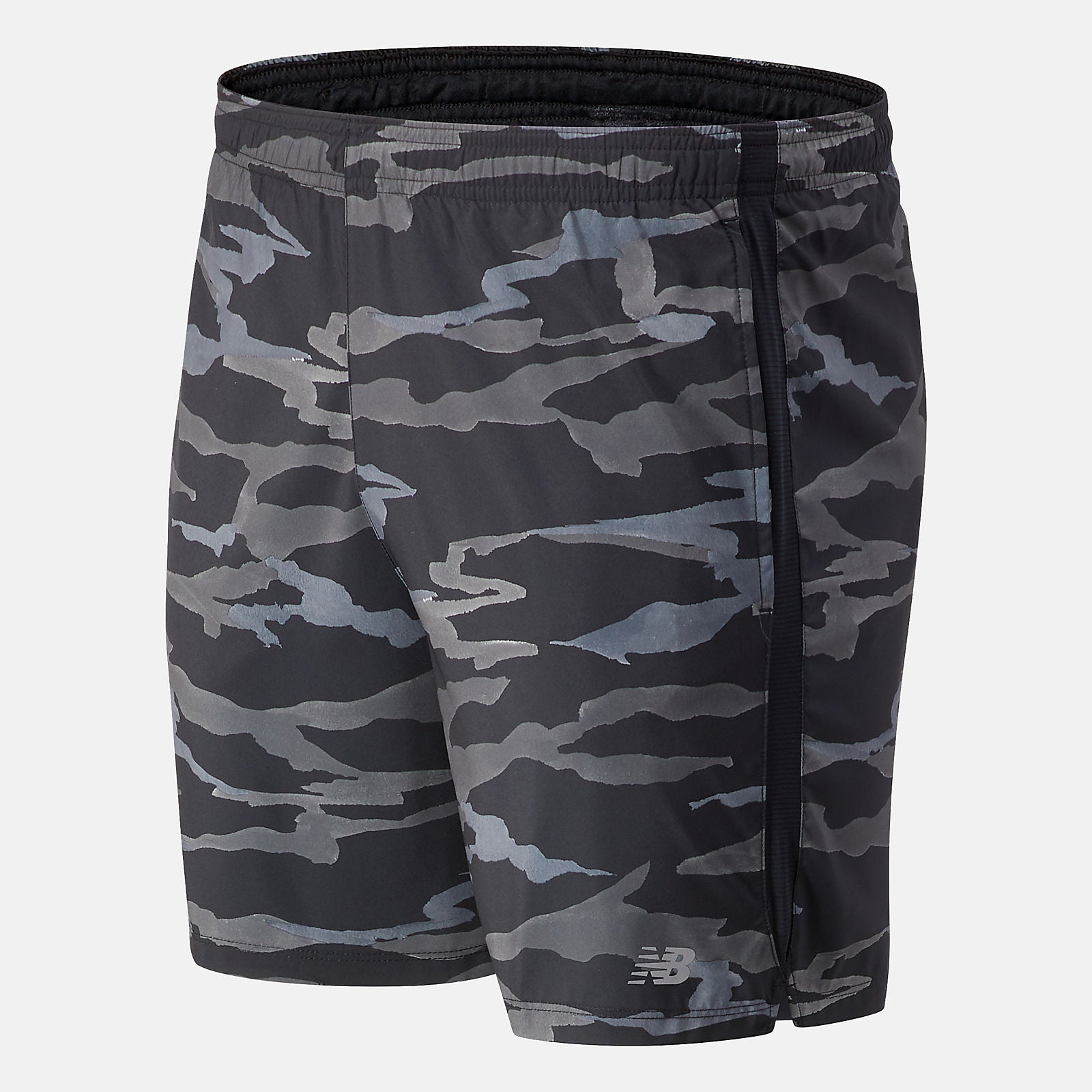 Printed Accelerate 7 In Short | New Balance Clothing Black/Grey - Men
