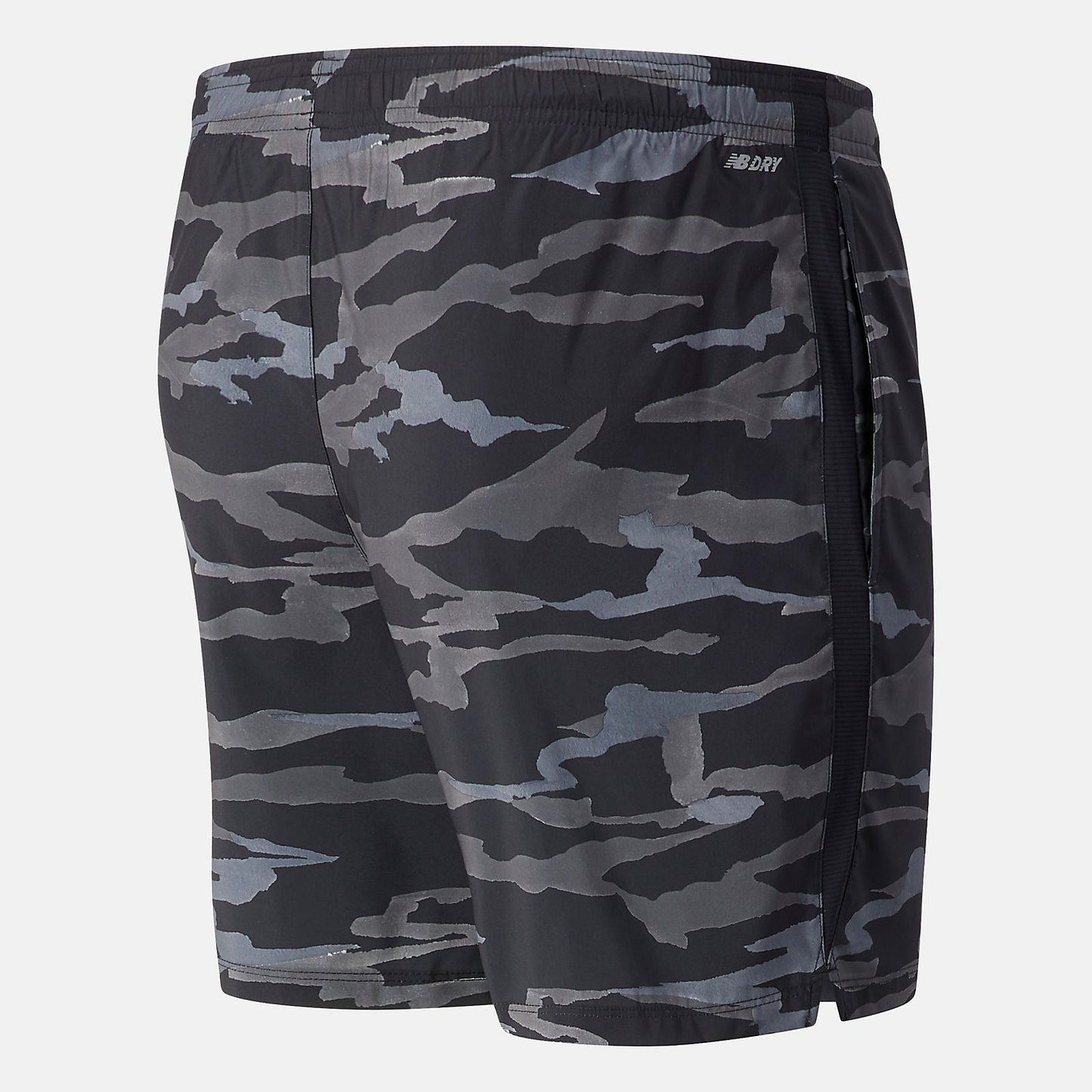 Printed Accelerate 7 In Short | New Balance Clothing Black/Grey - Men