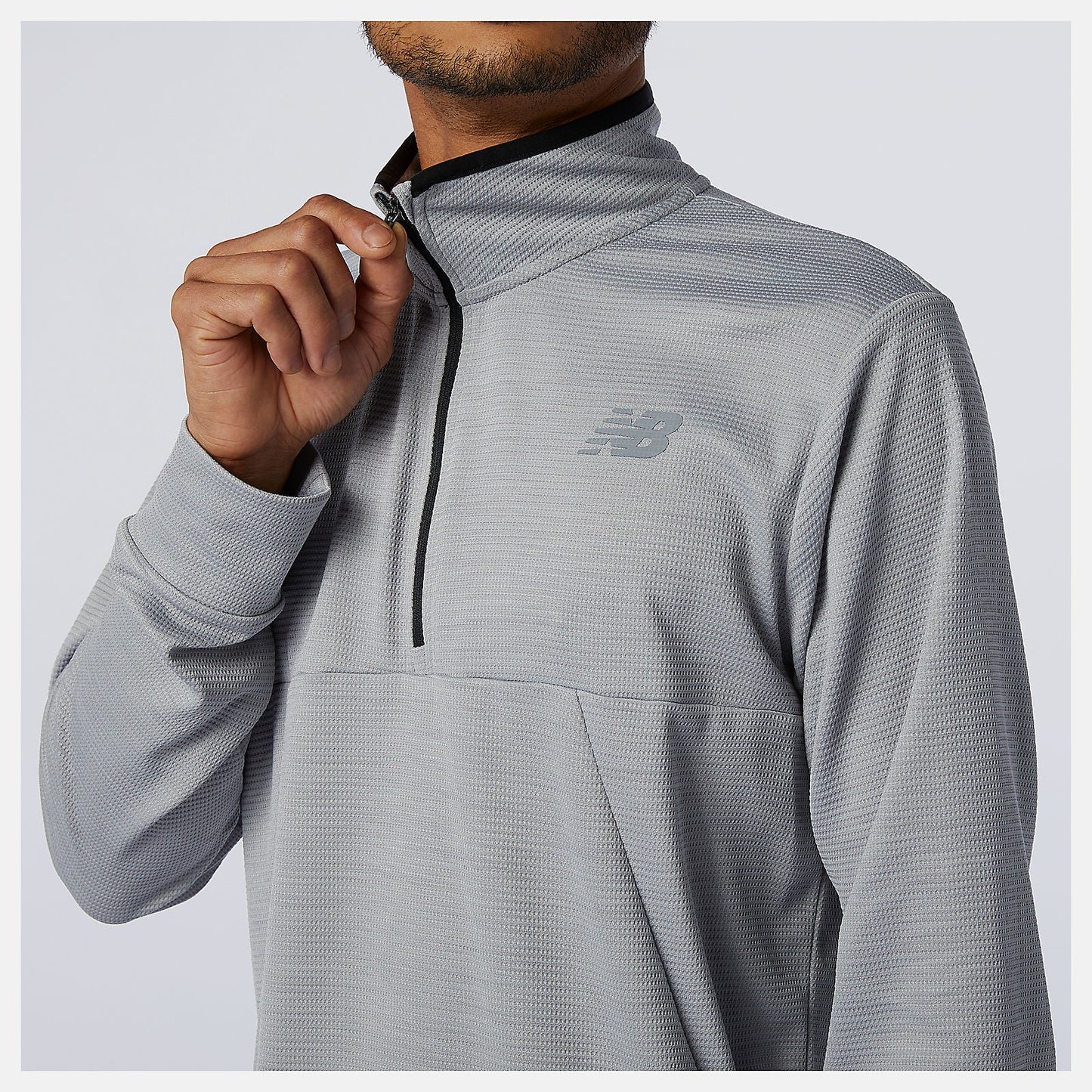 Tenacity Quarter Zip | New Balance Clothing Athletic Grey - Men
