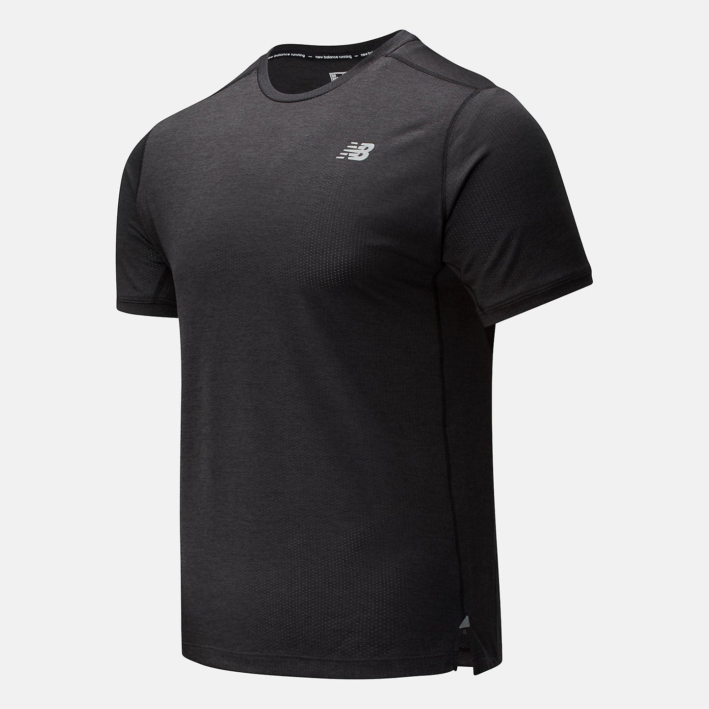 Impact Run Short Sleeve | New Balance Clothing Black Heather - Men