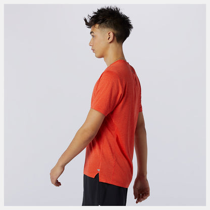 Impact Run Short Sleeve | New Balance Clothing Ghost Pepper - Men