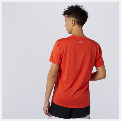 Impact Run Short Sleeve | New Balance Clothing Ghost Pepper - Men
